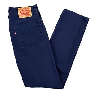 Levi's Mens 511 All Seasons Tech Pants 30x31 Navy Blue Slim Fit Stretch Jeans